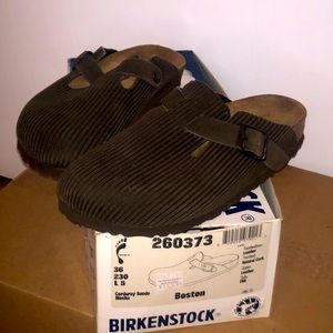 *SOLD* Birkenstock Corduroy Boston 25th Anniversary Special Edition